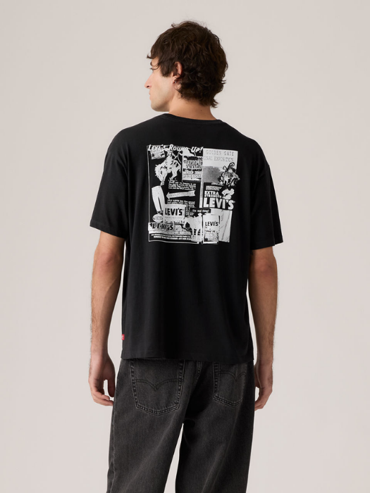 Мужская Футболка Чёрная Relaxed [4]