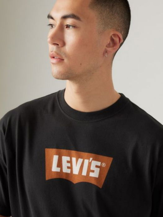 Levi's Мужская Футболка Чёрная Relaxed [4]