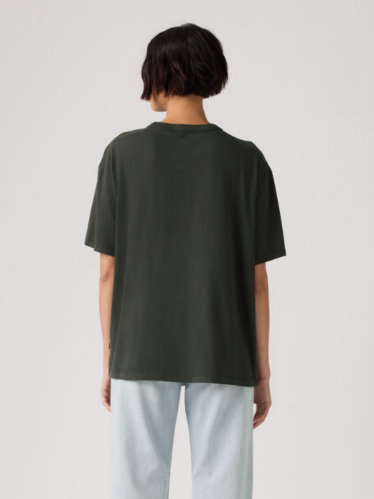 Tricou Negru Relaxed Femei [4]