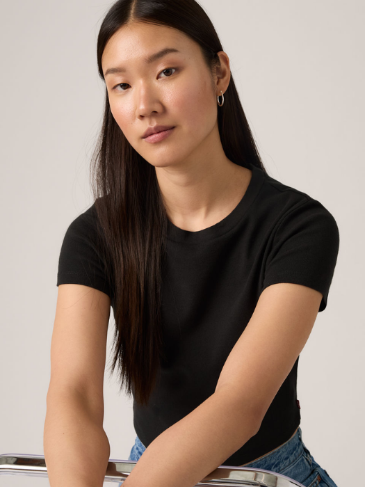 Levi's Tricou Negru Slim Femei [3]