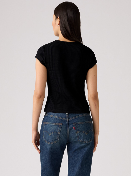 Levi's Tricou Negru Slim Femei [4]