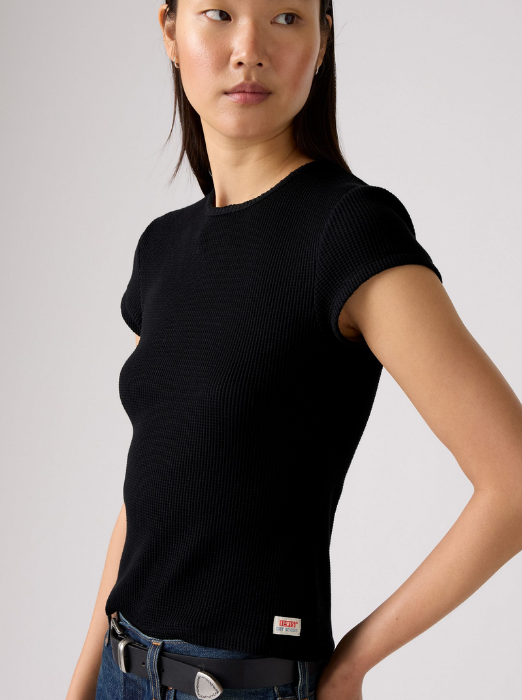 Levi's Tricou Negru Slim Femei [3]