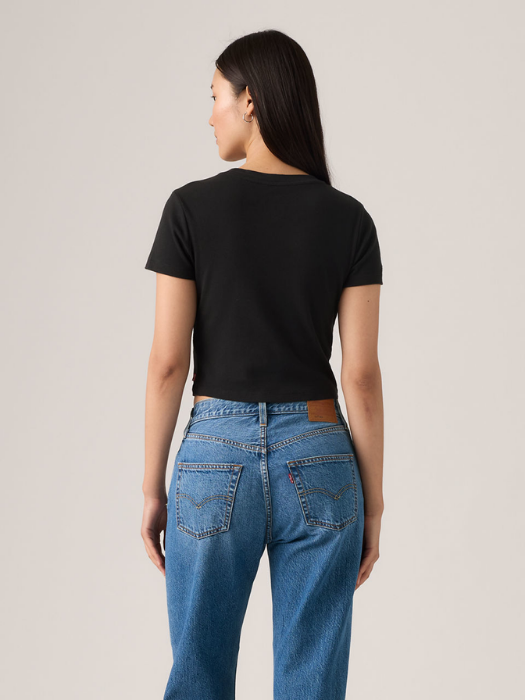 Levi's Tricou Negru Slim Femei [4]