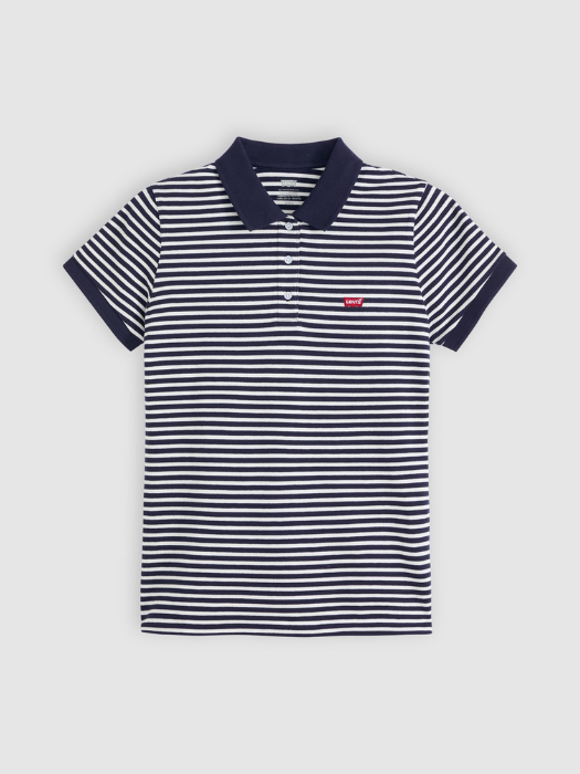 Levi's Tricou Polo Alb/Navy Regular Femei [6]
