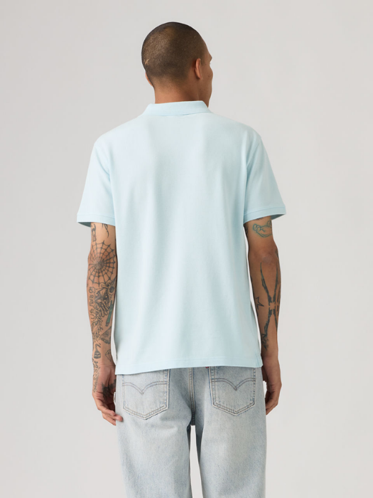 Levi's Мужская Футболка-Поло Светло-Синяя Regular [4]
