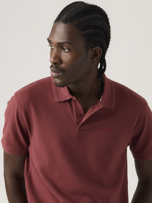 Levi's Tricou Polo Rosu Visiniu Regular Barbati [2]