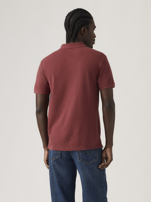 Levi's Tricou Polo Rosu Visiniu Regular Barbati [4]