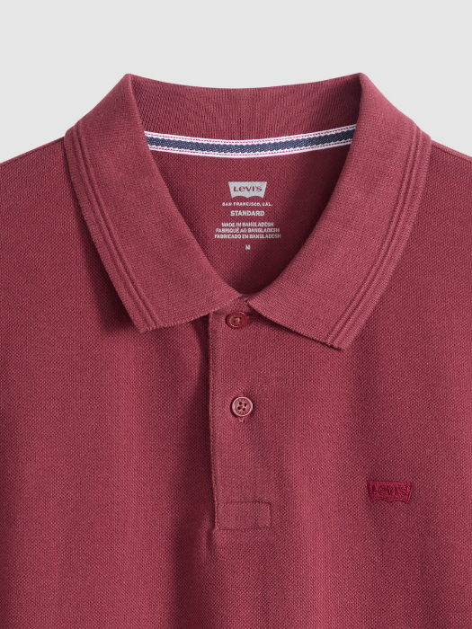 Levi's Tricou Polo Rosu Visiniu Regular Barbati [6]