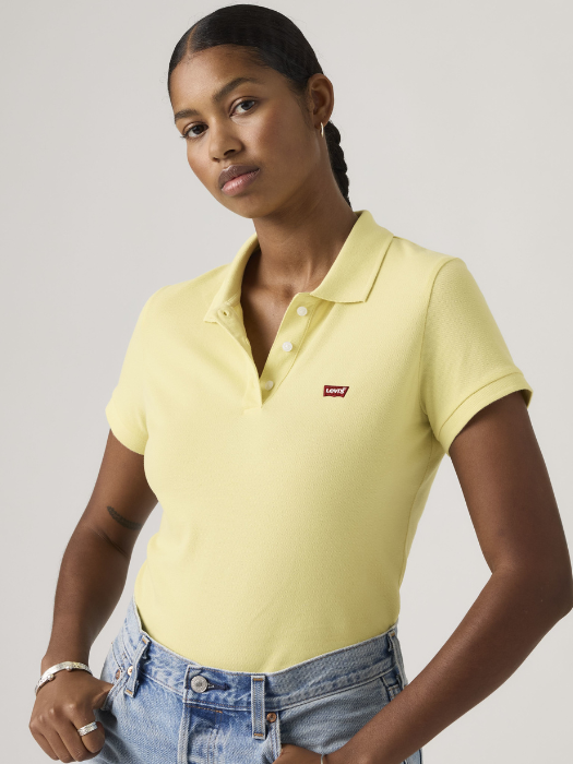 Levi's Tricou Polo Galben Regular Femei [3]