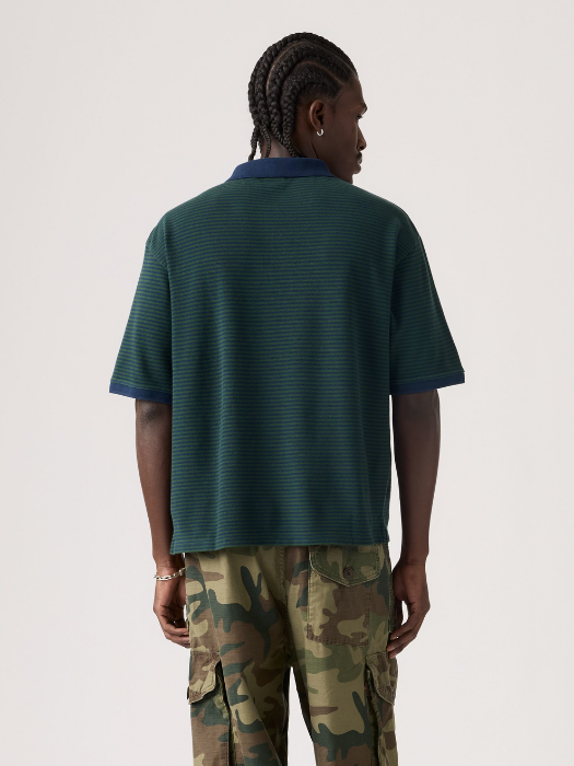 Levi's Tricou Polo Verde Regular Barbati [4]