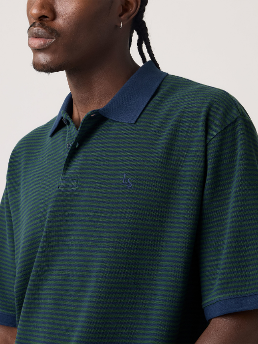 Levi's Tricou Polo Verde Regular Barbati [3]