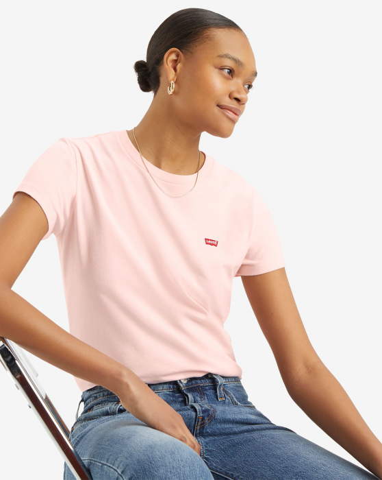 Levi's Женская Футболка Светло-Розовая Regular [4]