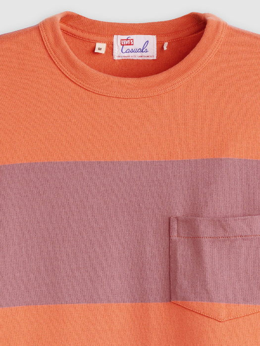 Levi's Мужская Футболка Оранжевая Relaxed [7]