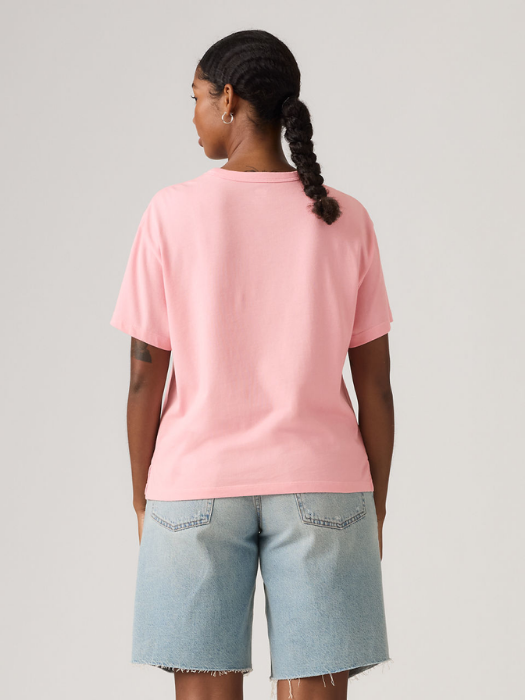 Levi's Женская Футболка Светло-Розовая Relaxed [4]