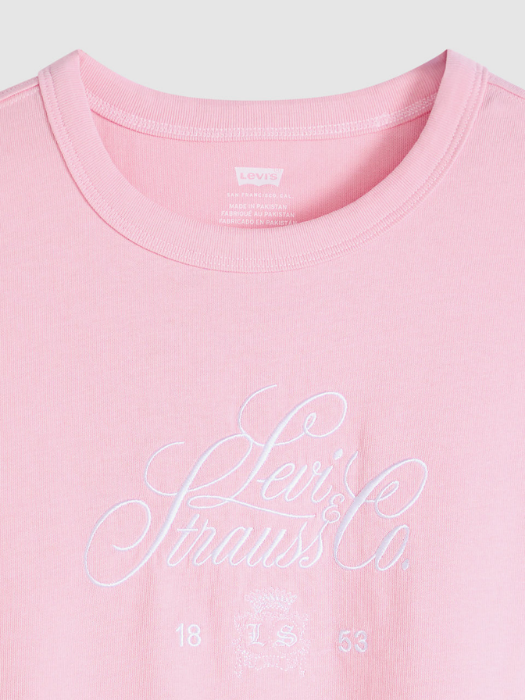Levi's Женская Футболка Светло-Розовая Relaxed [6]