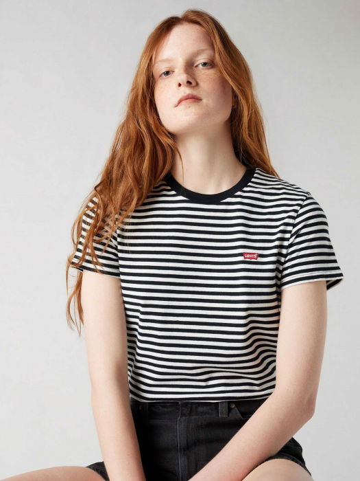 Levi's Женская Футболка Чёрная Regular [3]