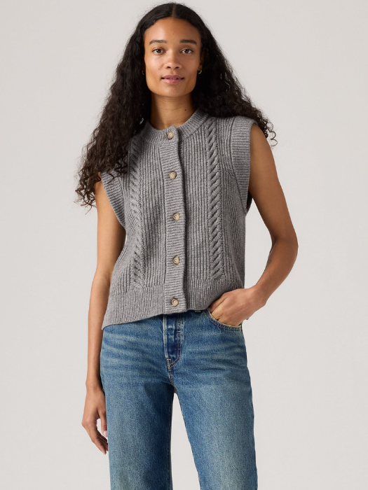 Levi's Vesta Gri Inchis Regular Femei [1]