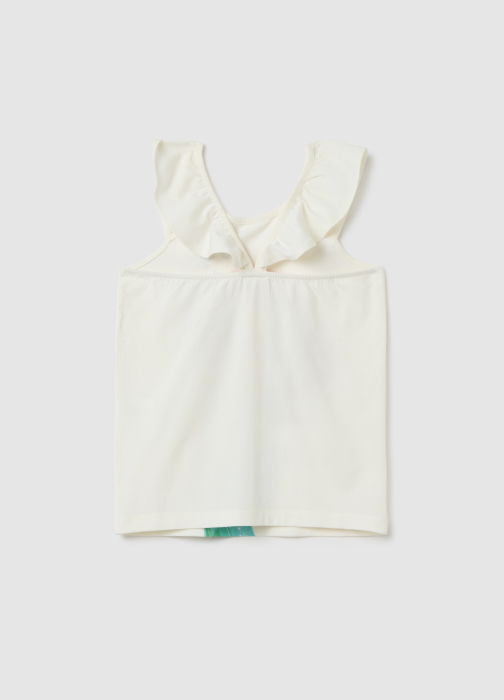 Майка Для Девочек Белая 3-10 Лет [2]