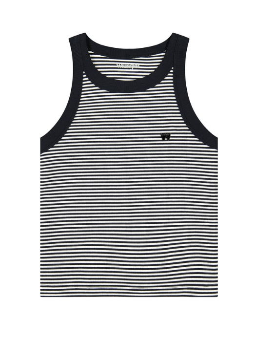 Женская Майка Белая / Чёрная Slim [6]