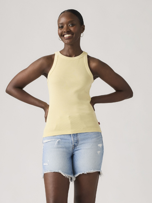 Maiou Galben Slim Femei [3]