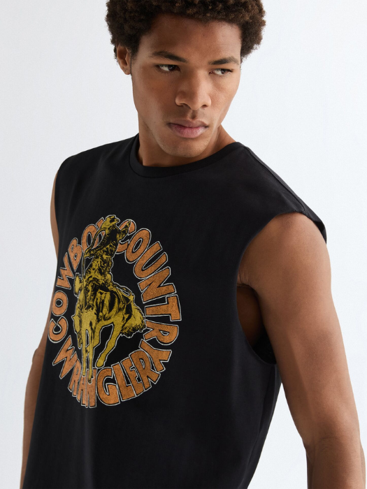 Мужская Майка Чёрная Relaxed [4]