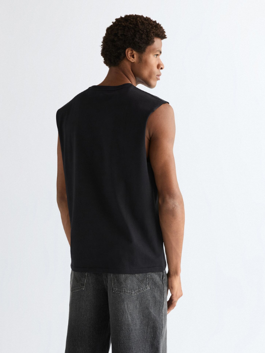 Мужская Майка Чёрная Relaxed [5]