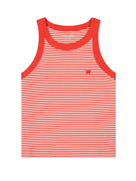 Женская Майка Красная/Белая Slim [2]