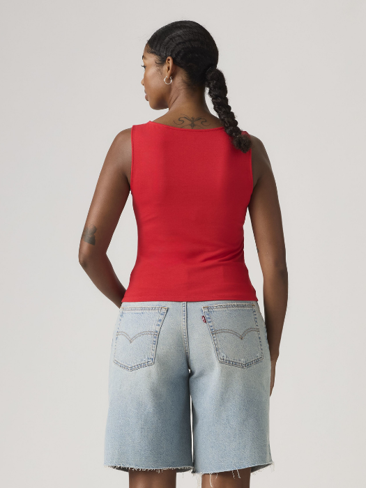 Maiou Rosu Slim Femei [4]