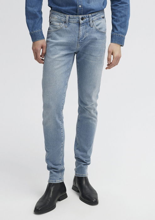 Mavi Blugi Albastri Deschisi KVNC Skinny Barbati [3]