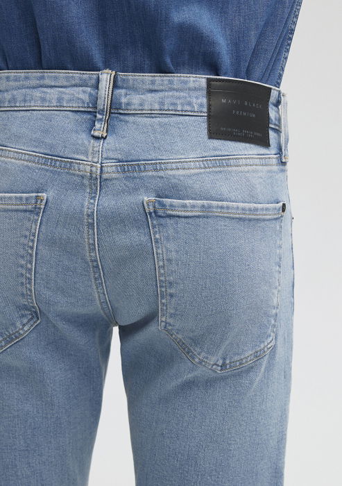 Mavi Blugi Albastri Deschisi KVNC Skinny Barbati [7]