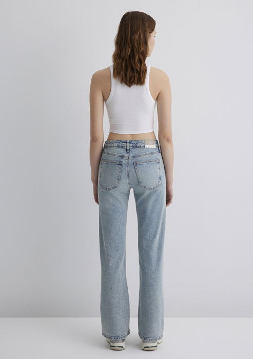 Mavi Женские Джинсы Синие Straight [5]