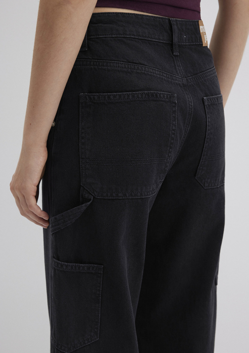 Mavi Blugi Gri Inchis Kimberly Wide Leg Femei [6]