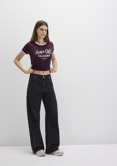 Mavi Blugi Gri Inchis Kimberly Wide Leg Femei [2]