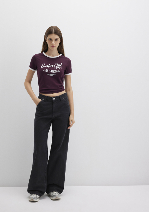 Mavi Blugi Gri Inchis Kimberly Wide Leg Femei [3]