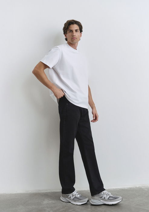 Blugi Gri Inchis Lisbon Loose Barbati [2]