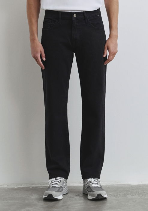 Blugi Gri Inchis Lisbon Loose Barbati [4]