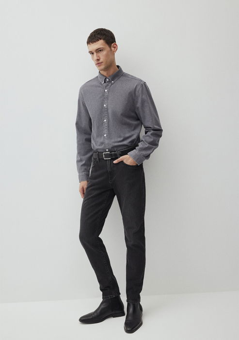 Mavi Blugi Gri Inchis London Tapered Barbati [1]