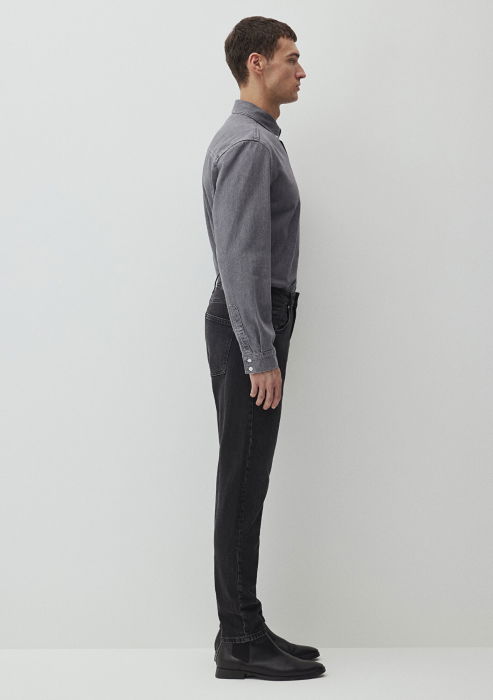 Mavi Мужские Джинсы Тёмные Серые London Tapered [5]