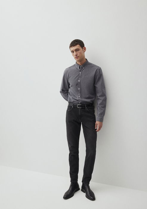 Mavi Blugi Gri Inchis London Tapered Barbati [3]