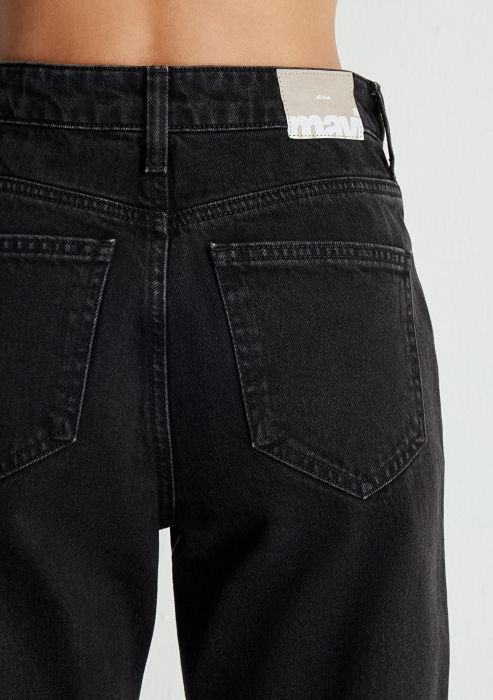 Mavi Женские Джинсы Чёрные New York Straight [9]