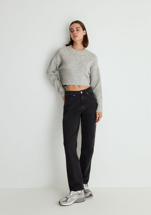 Mavi Женские Джинсы Чёрные New York Straight [2]