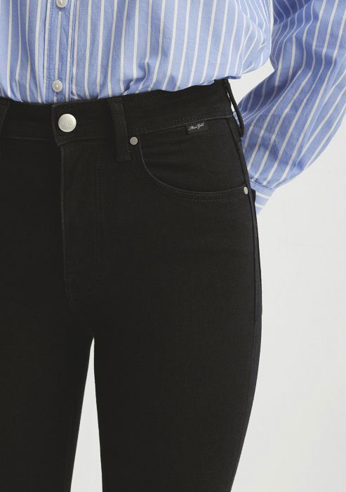 Mavi Blugi Negri Viola Slim Straight Femei [8]