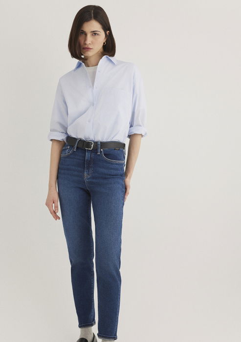 Mavi Blugi Albastri Cindy Mom Femei [3]