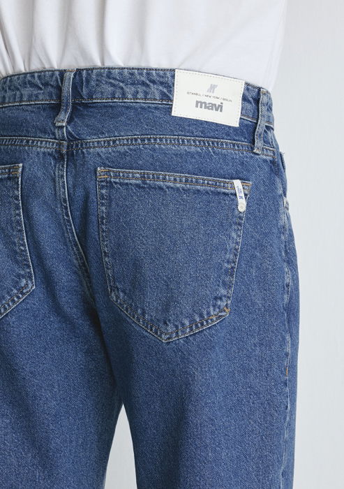 Mavi Мужские Джинсы Темно-Синие Lisbon Loose Straight [7]