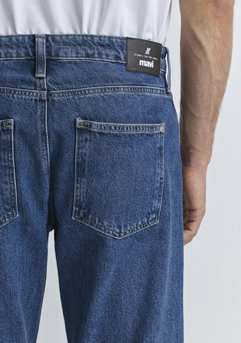 Blugi Albastri London Tapered Barbati [7]