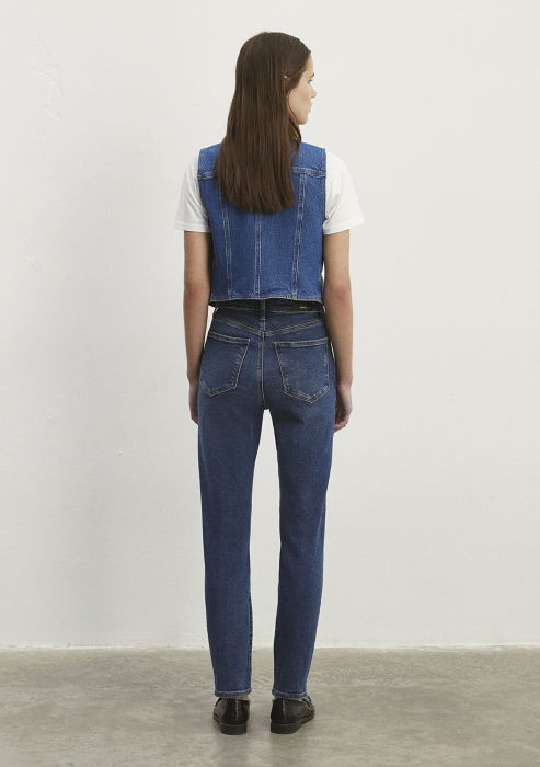 Mavi Blugi Navy Star Mom Femei [5]