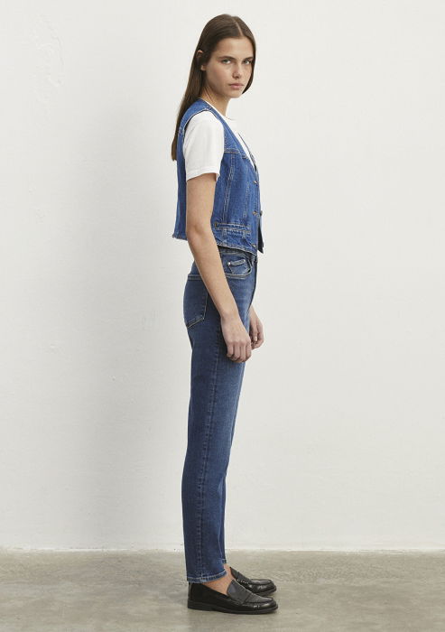 Mavi Blugi Navy Star Mom Femei [6]