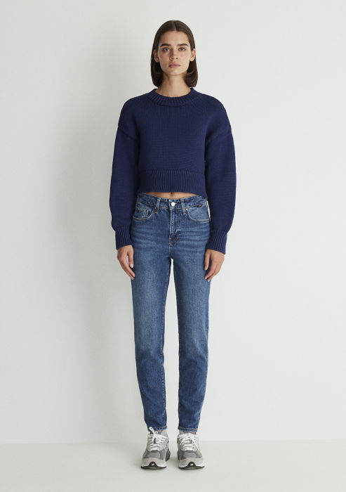 Mavi Blugi Albastri Cindy Mom Femei [4]