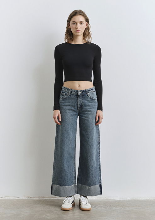 Mavi Blugi Albastri EMILIA Wide Leg Femei [4]