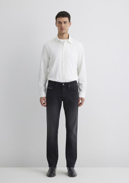 Mavi Мужские Джинсы Чёрные Hunter Straight [5]